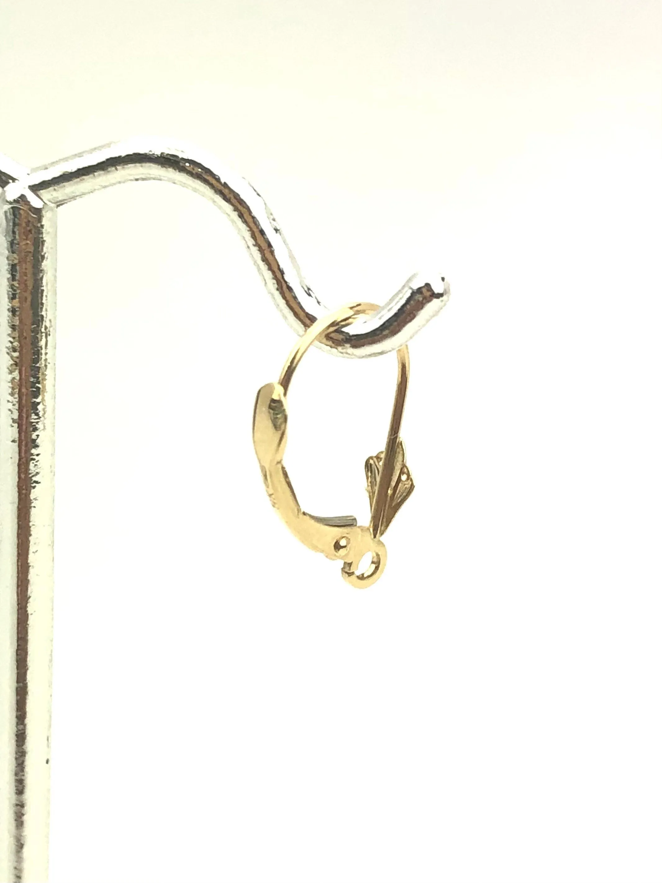 14K Yellow Gold Lever Back Sku#11-29-235