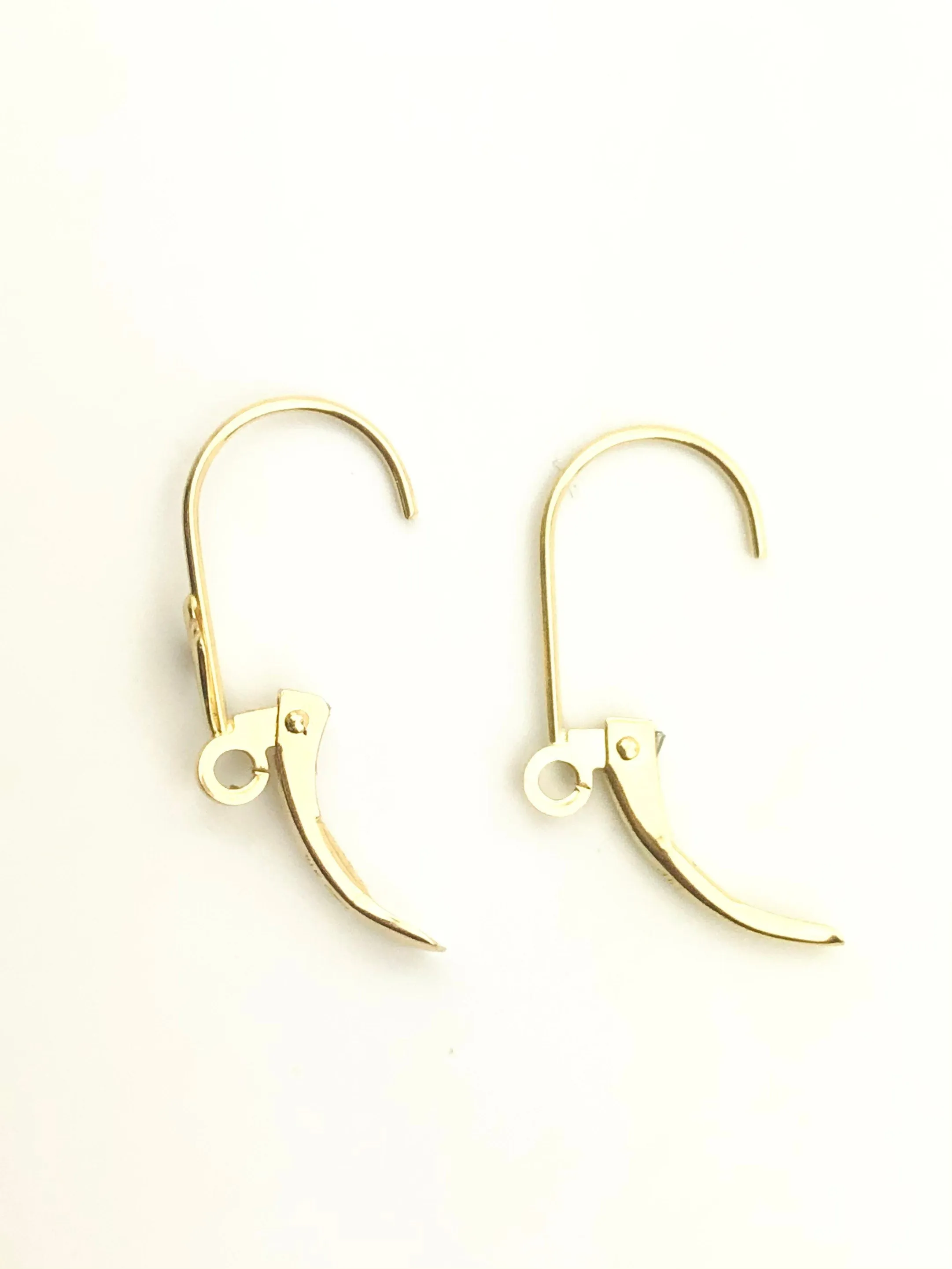 14K Yellow Gold Lever Back Sku#11-29-235