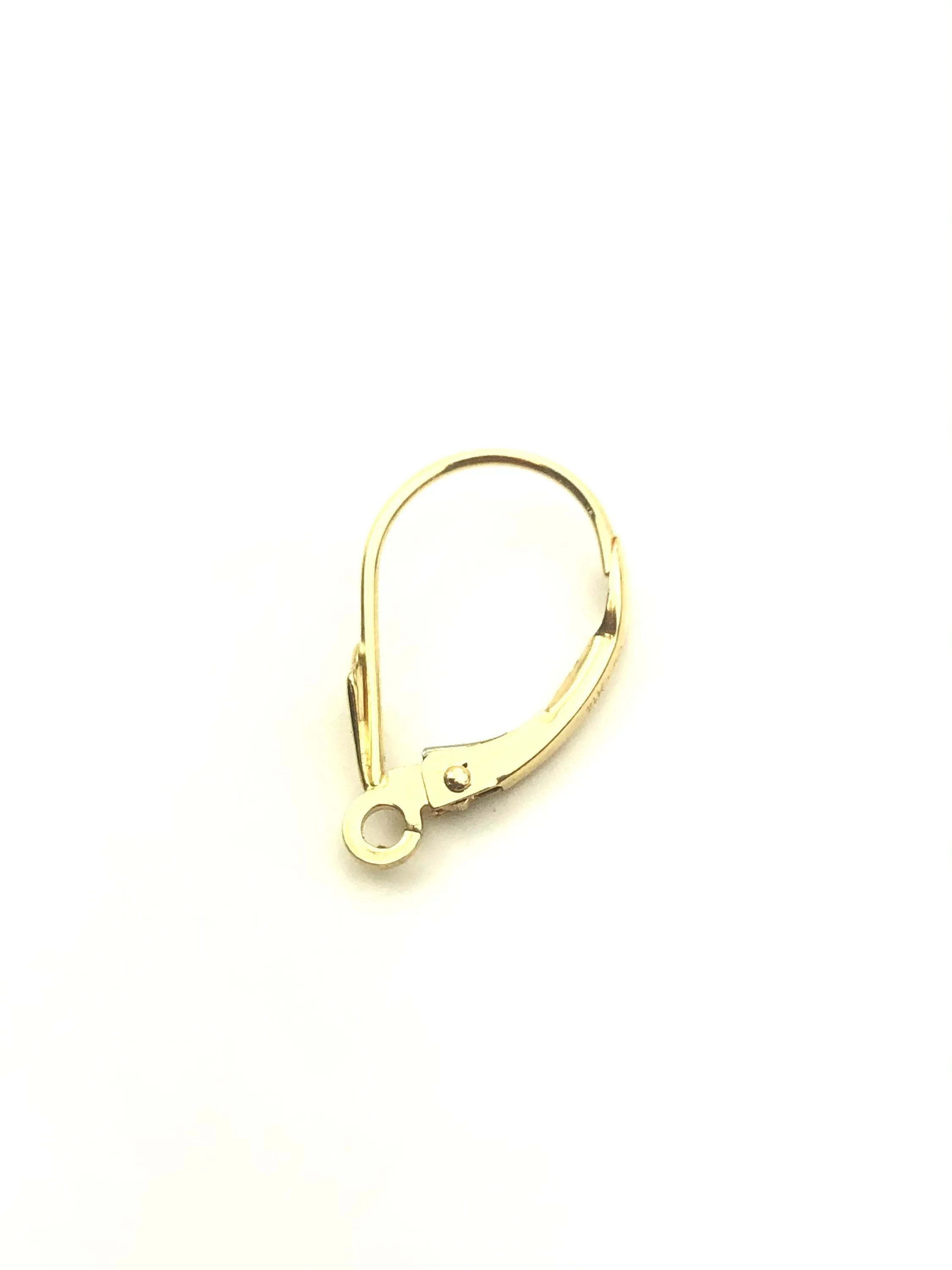 14K Yellow Gold Lever Back Sku#11-29-235