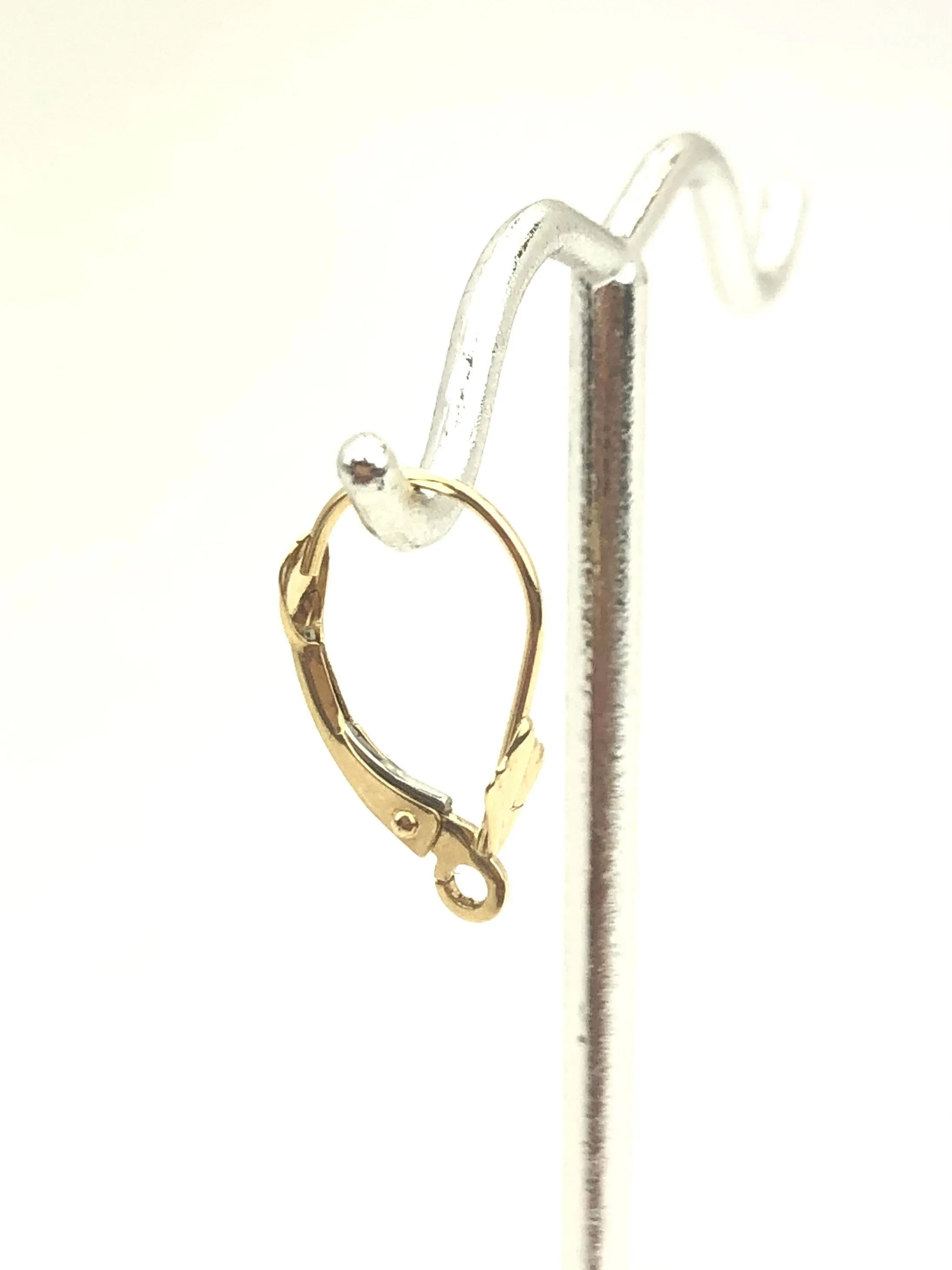 14K Yellow Gold Lever Back Sku#11-29-235