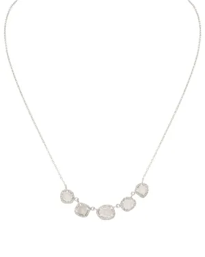 5 Slice Diamond Necklace