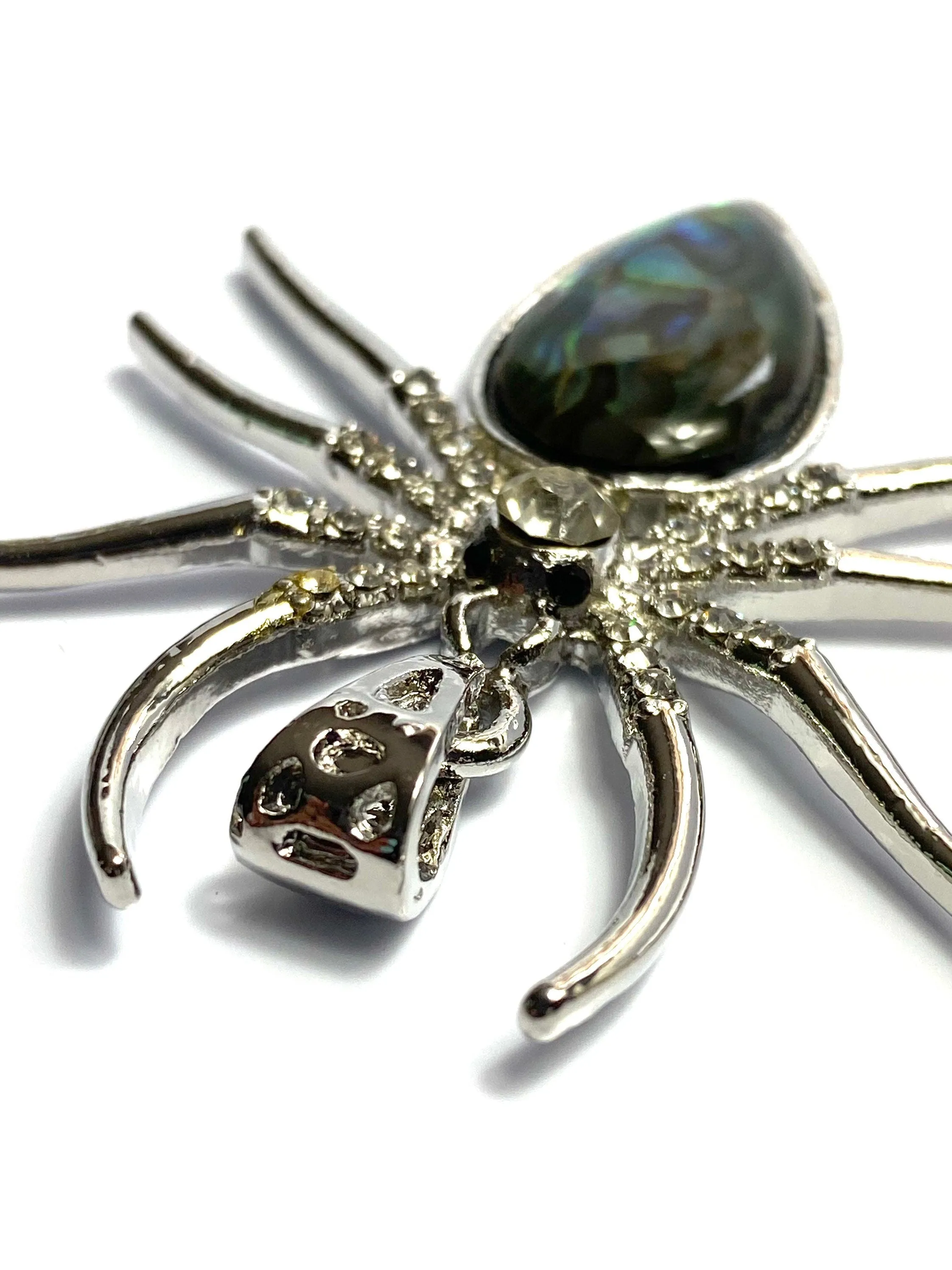 Abalone mother of pearl spider pendant, SKU#M988