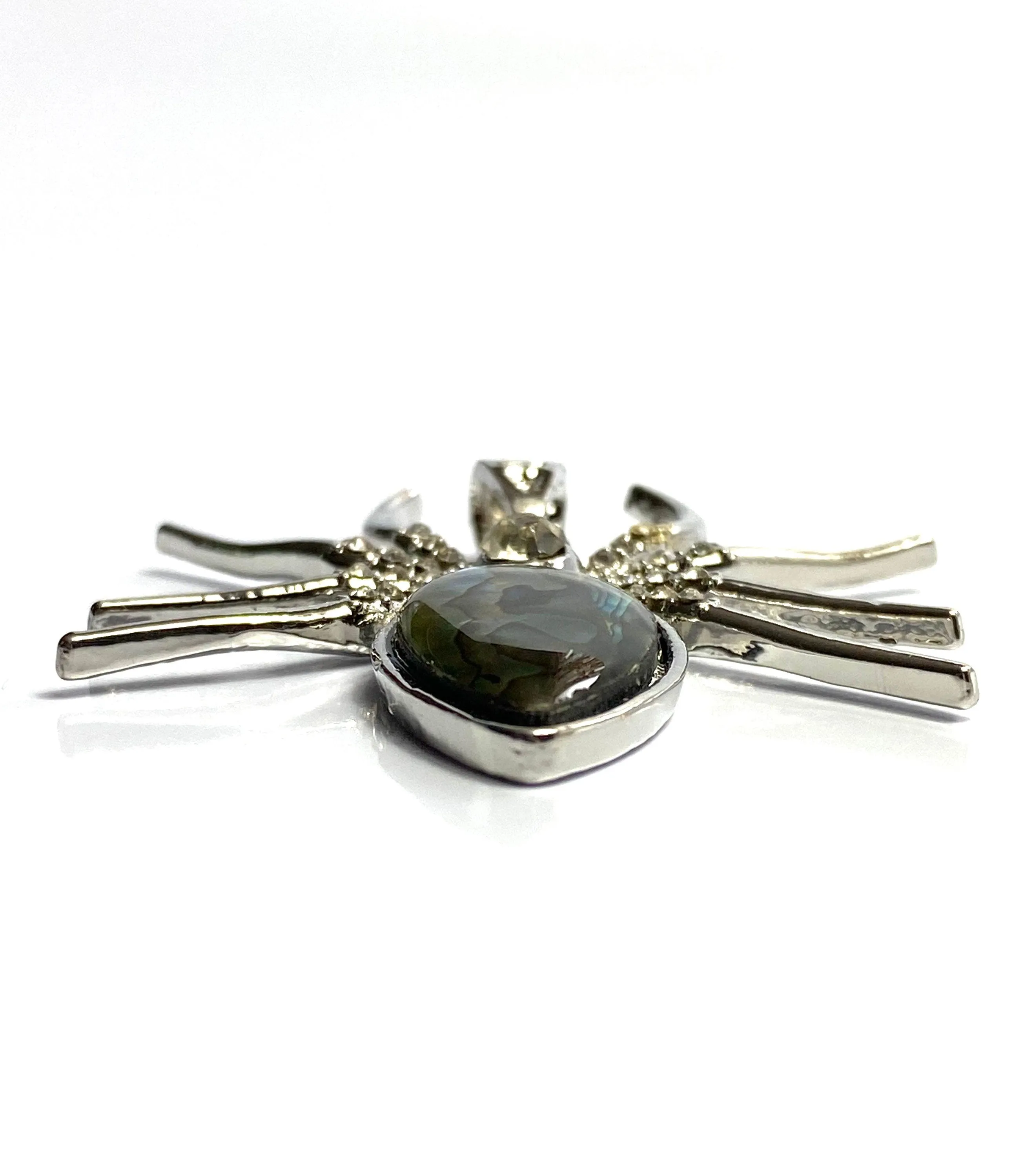 Abalone mother of pearl spider pendant, SKU#M988