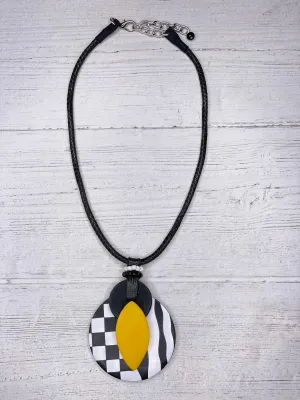 Alisha D Resin Pendant Statement Necklace