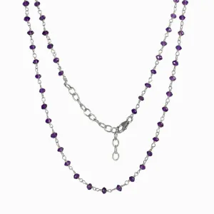 Amethyst Beaded Necklace