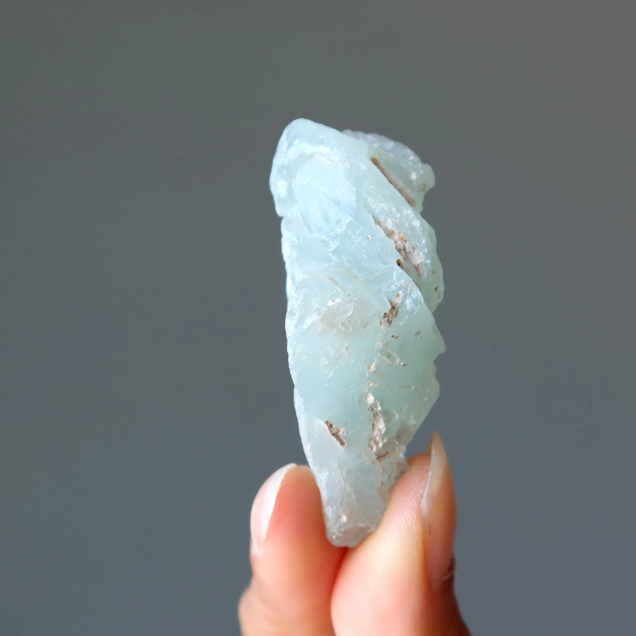 Aquamarine Raw Crystal Set Blue Gems