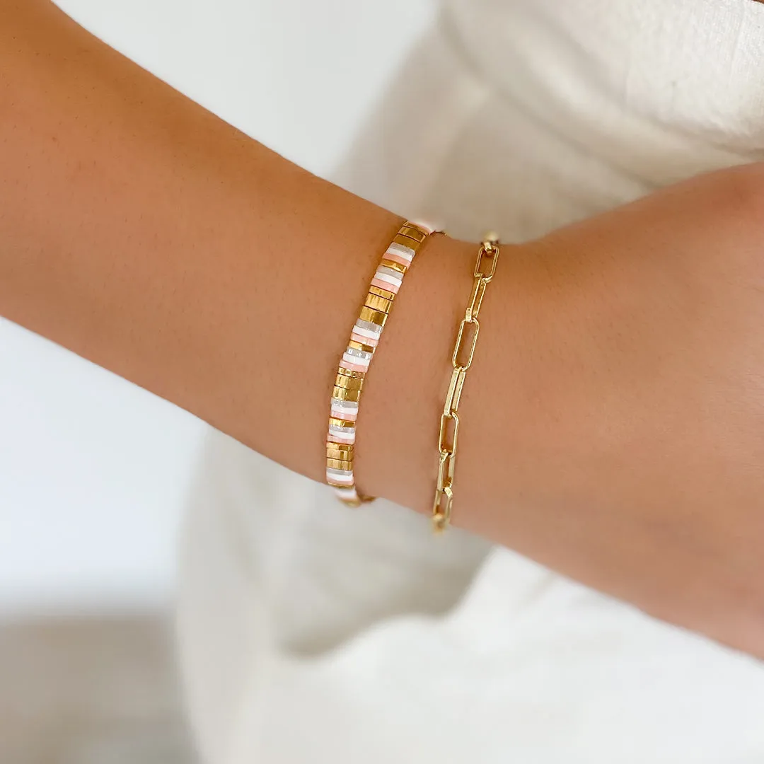 Aria Bracelet Stack - Peony