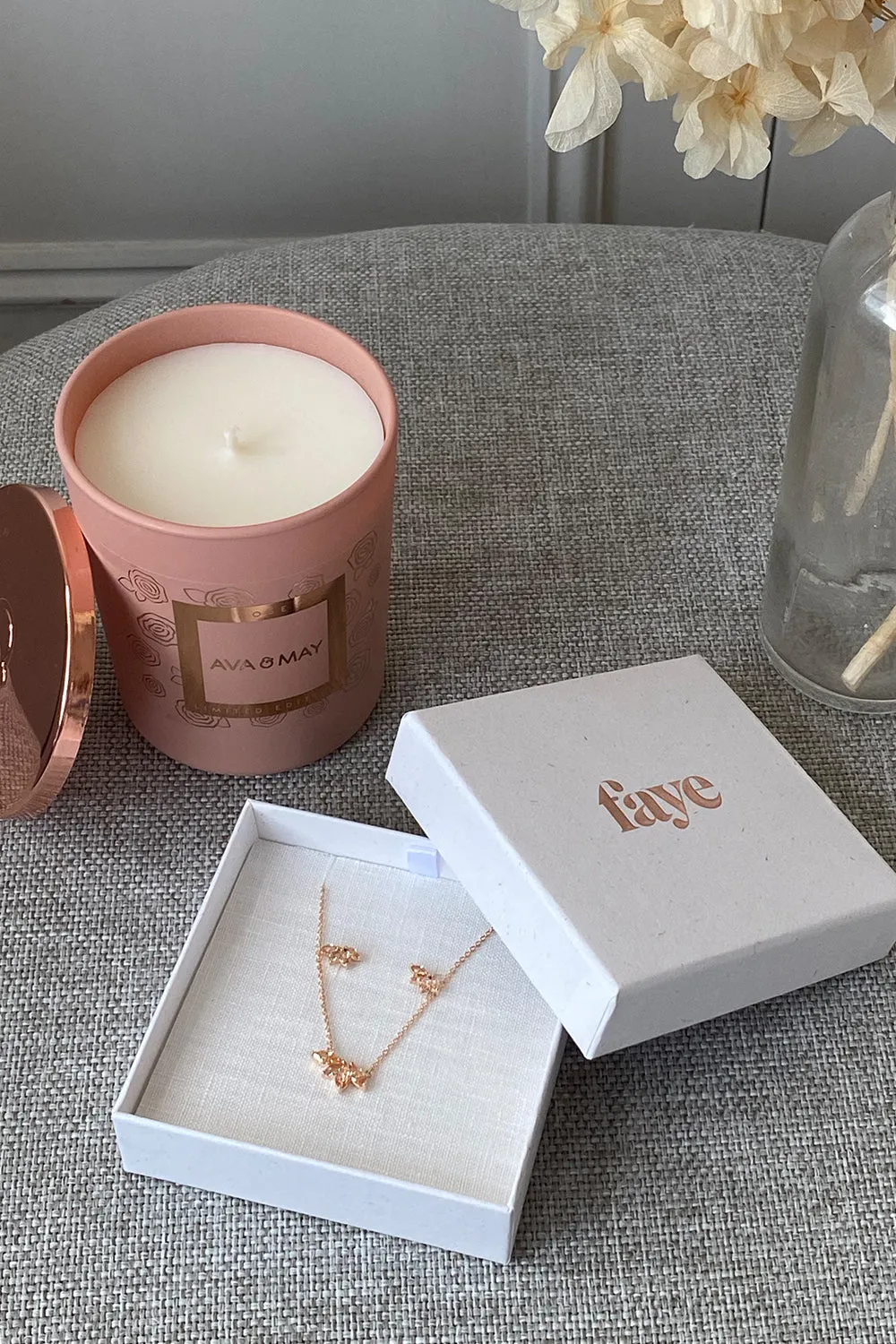 Ava&May X FAYE Gift Box 18K Rose Gold Plated