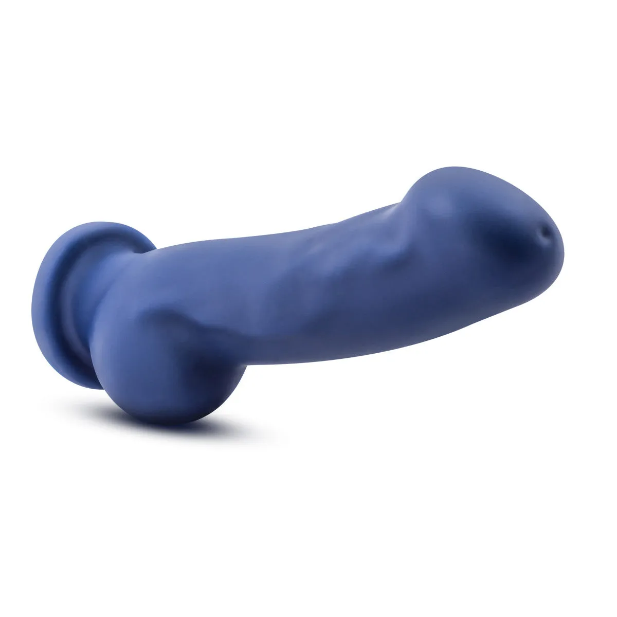 Avant By Blush® | Ergo Indigo D8: Artisan 7 Inch Dildo with Suction Cup Base - Elegantly Made with Smooth Ultrasilk® Purio™ Silicone