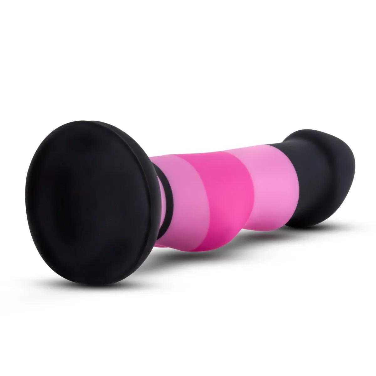 Avant By Blush® | Sexy in Pink D4: Artisan 8 Inch Curved G-Spot Dildo with Suction Cup Base - Elegantly Made with Smooth Ultrasilk® Purio™ Silicone