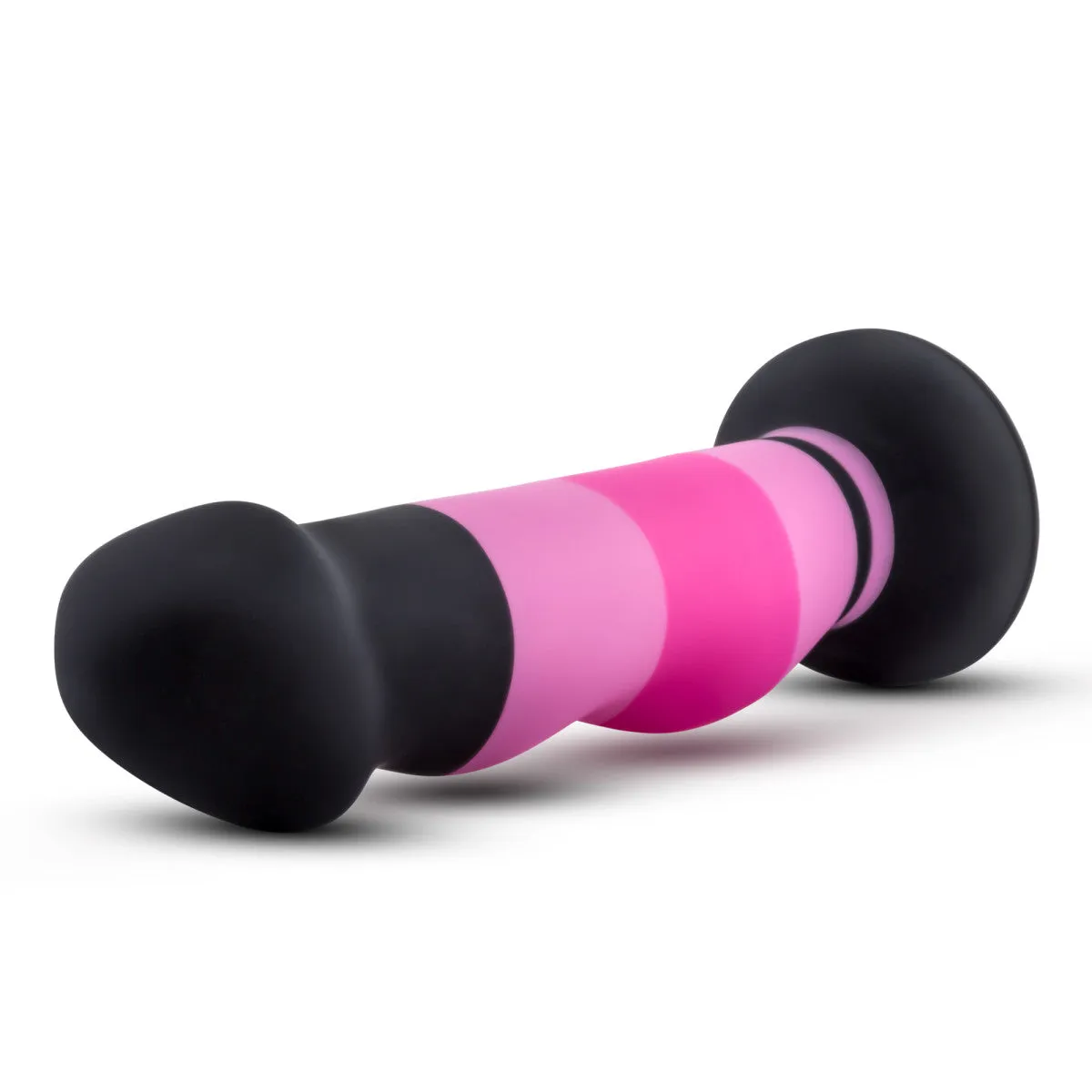 Avant By Blush® | Sexy in Pink D4: Artisan 8 Inch Curved G-Spot Dildo with Suction Cup Base - Elegantly Made with Smooth Ultrasilk® Purio™ Silicone