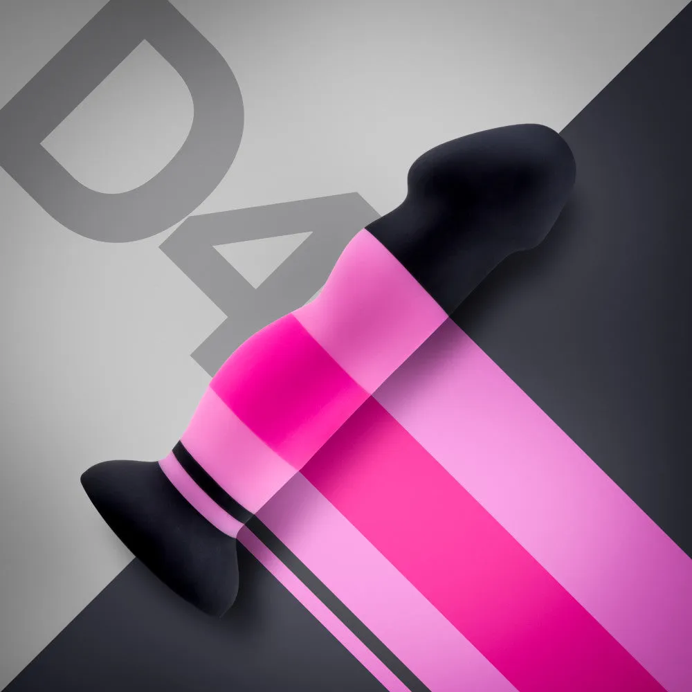 Avant By Blush® | Sexy in Pink D4: Artisan 8 Inch Curved G-Spot Dildo with Suction Cup Base - Elegantly Made with Smooth Ultrasilk® Purio™ Silicone