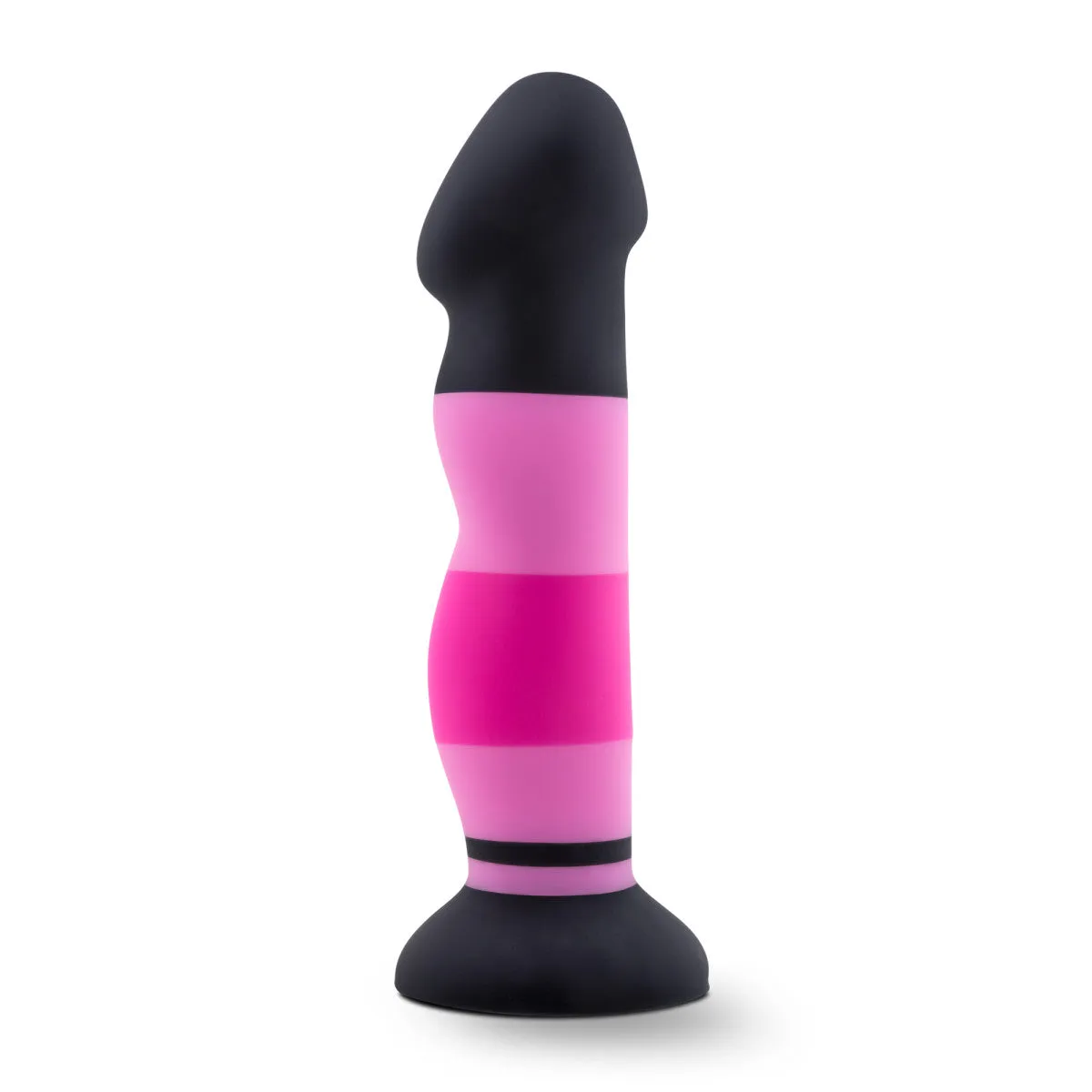 Avant By Blush® | Sexy in Pink D4: Artisan 8 Inch Curved G-Spot Dildo with Suction Cup Base - Elegantly Made with Smooth Ultrasilk® Purio™ Silicone