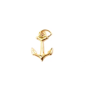 Beautiful 14KGf anchor charm , 14K gold fill , Sku #1016-C