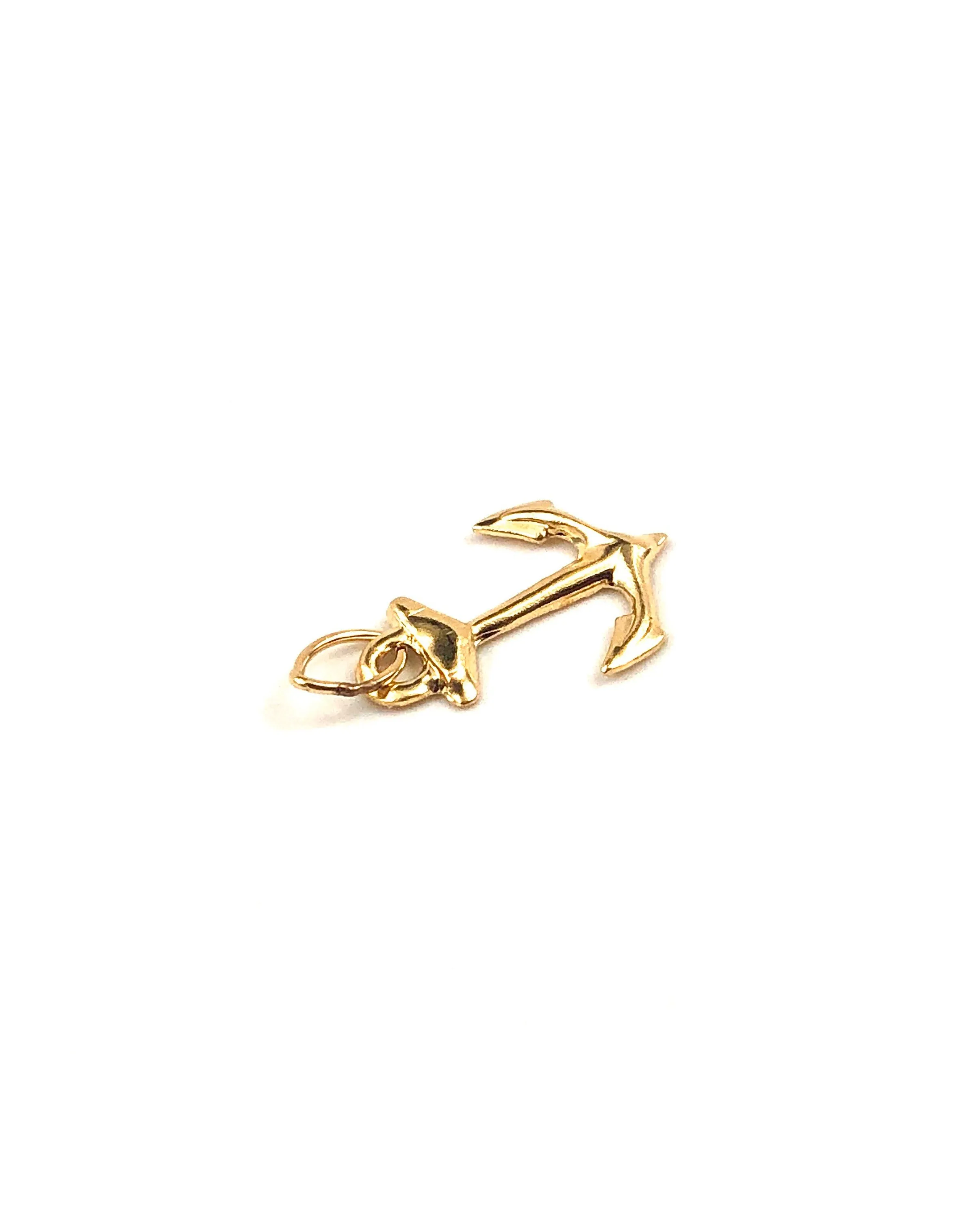 Beautiful 14KGf anchor charm , 14K gold fill , Sku #1016-C