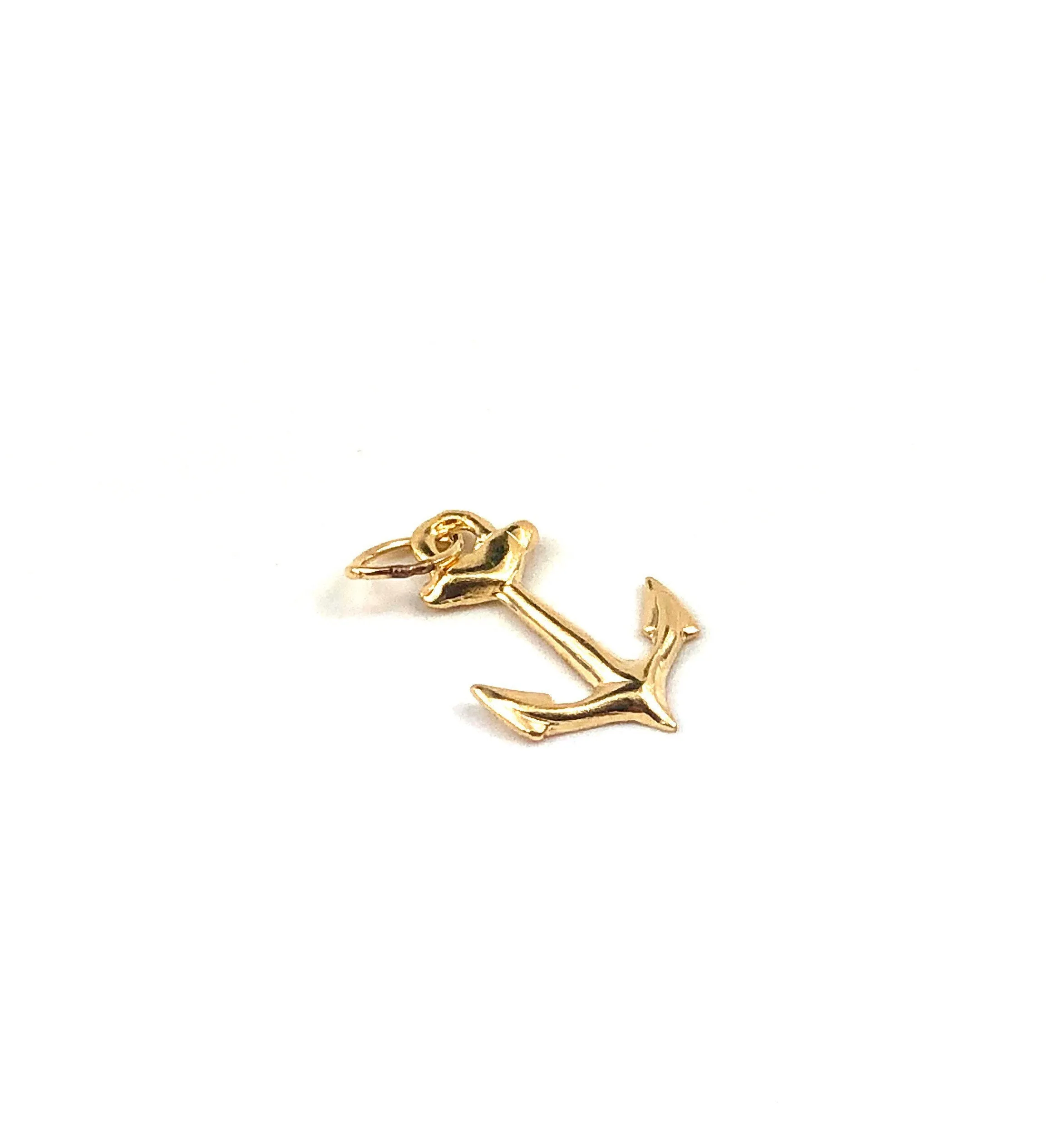 Beautiful 14KGf anchor charm , 14K gold fill , Sku #1016-C