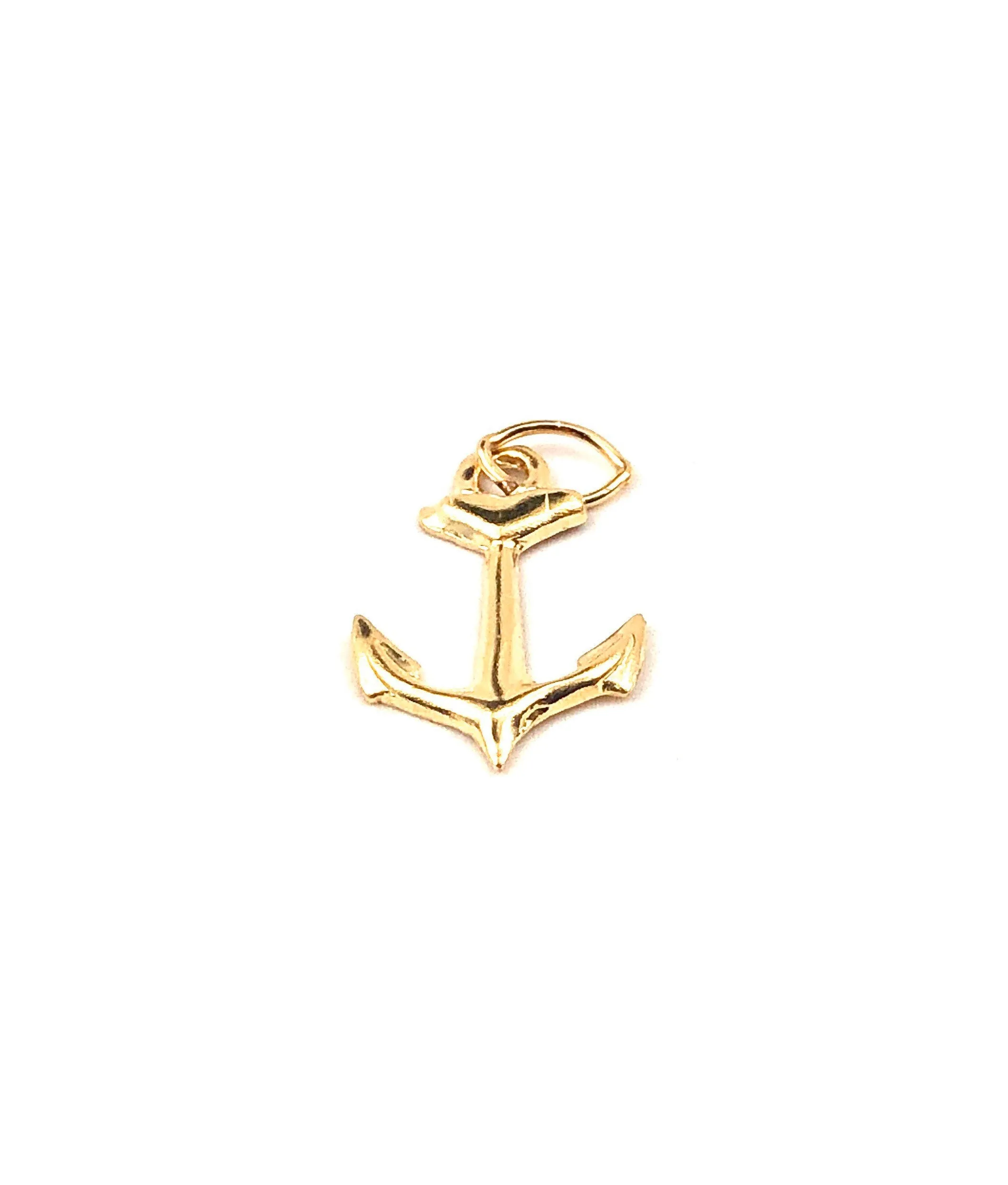 Beautiful 14KGf anchor charm , 14K gold fill , Sku #1016-C