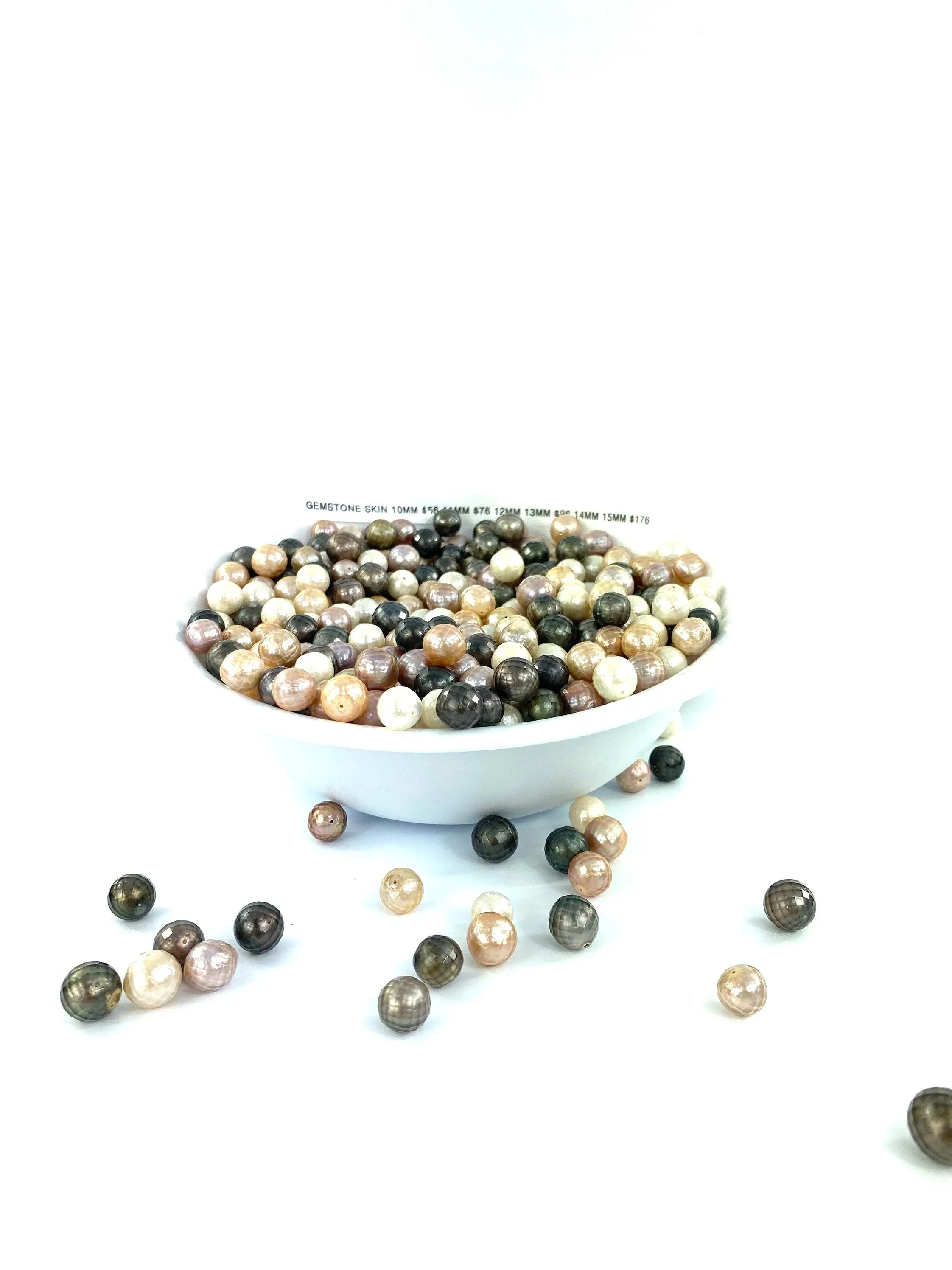 Beautiful Gemstone Skin Tahitian and Edison Pearls, 100% Natural Colors