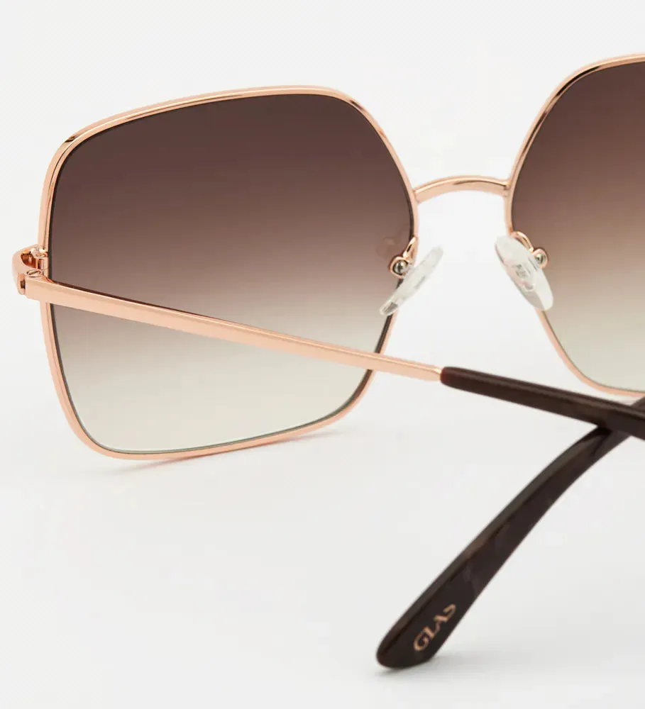 Billie Rose Gold Sunglasses