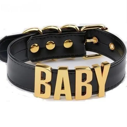 Black Gold Baby Collar