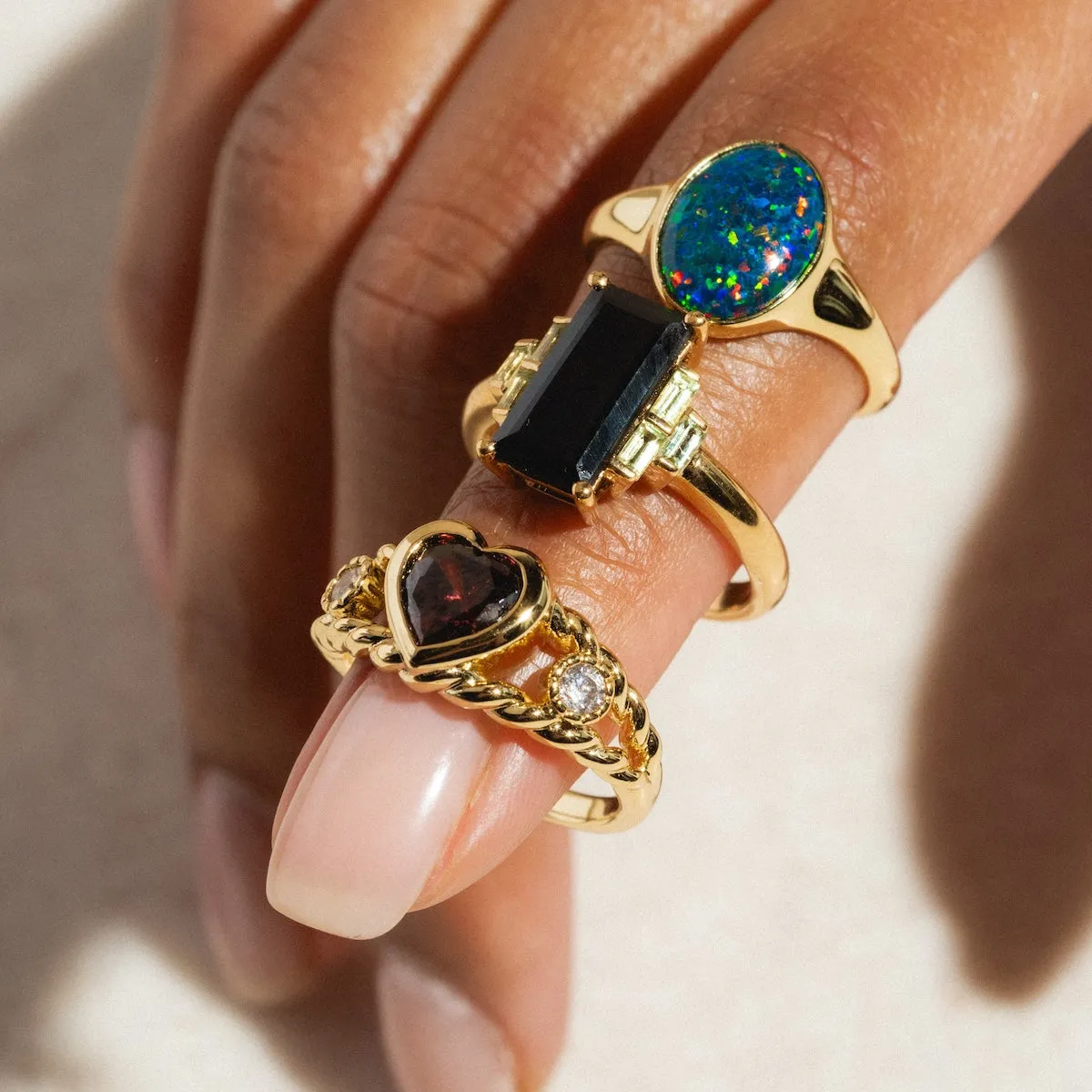 Bold Heart Statement Ring