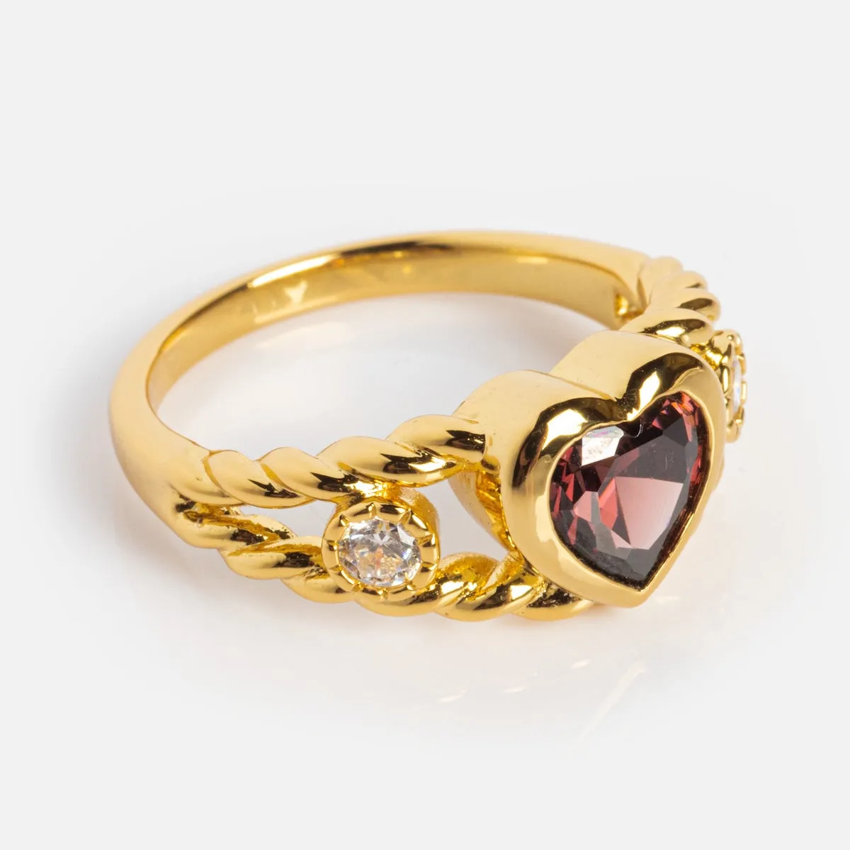 Bold Heart Statement Ring