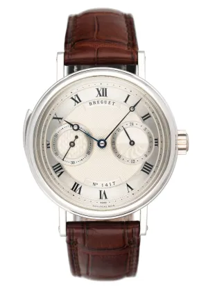 Breguet Classique Complications 3637 Silver Dial Mens Watch  Box Papers