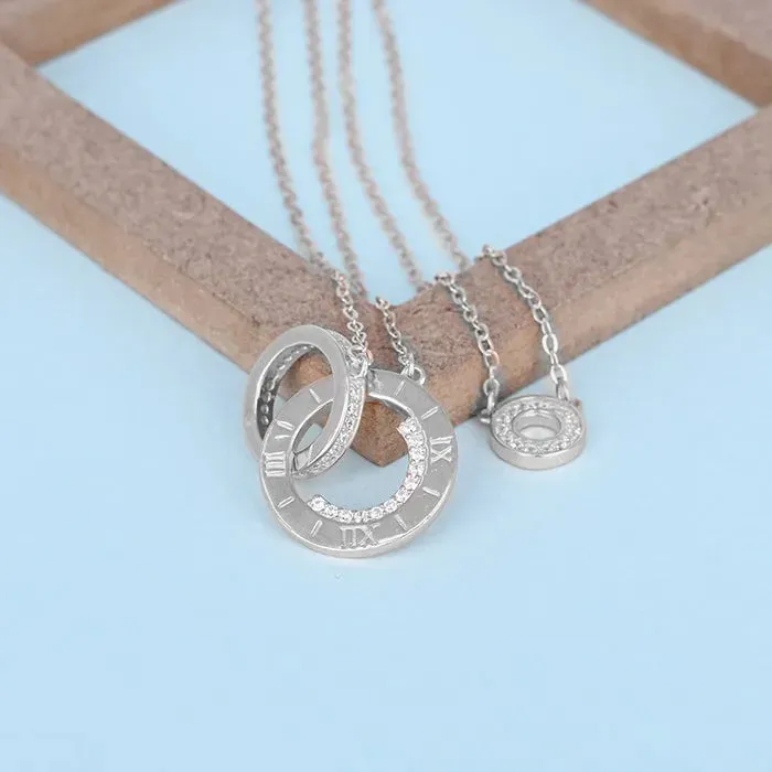 Circular Embrace Layered Necklace