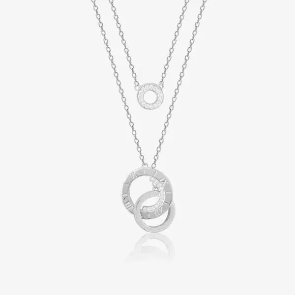 Circular Embrace Layered Necklace