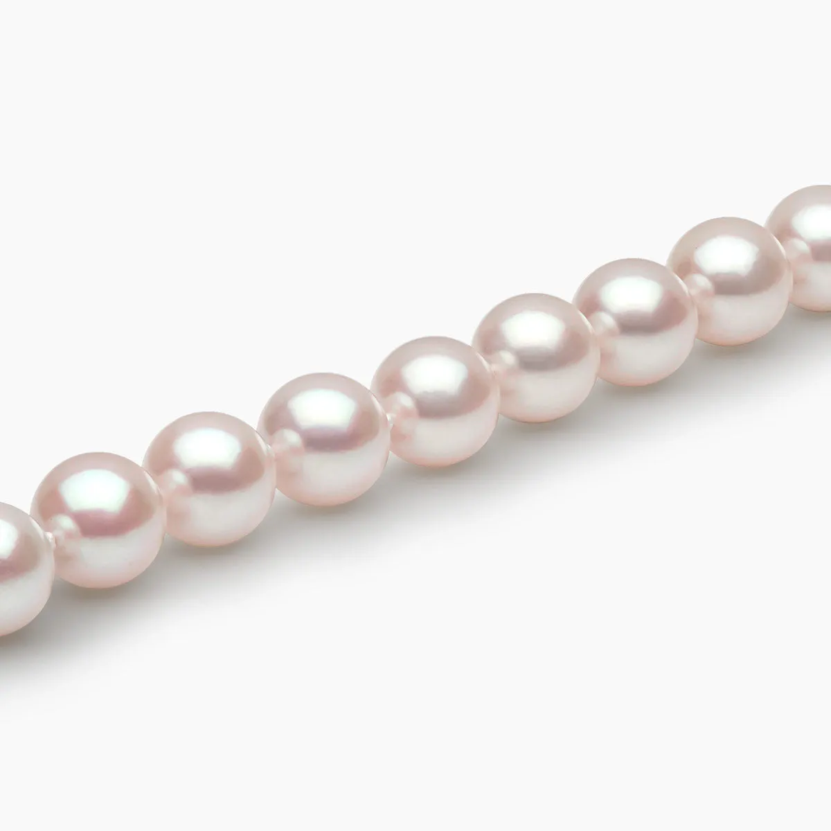 Classic 18K Gold AAA Akoya Pearl Necklace