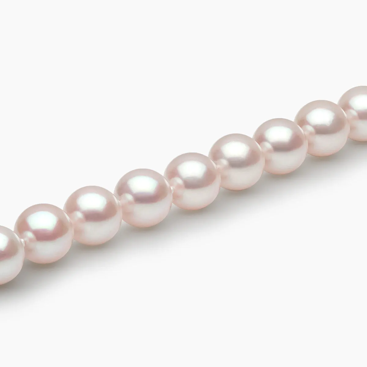 Classic 18K Gold AAA Akoya Pearl Necklace