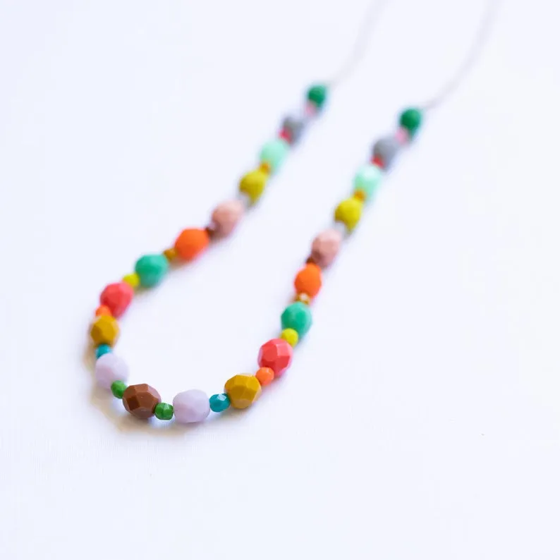 Colorful Bead Necklace- WS