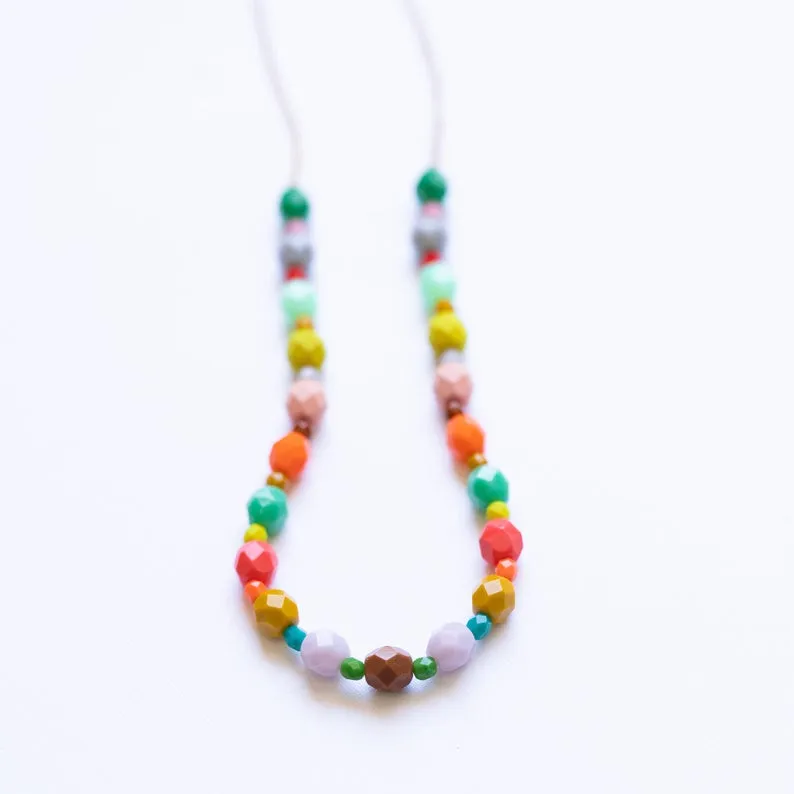 Colorful Bead Necklace- WS