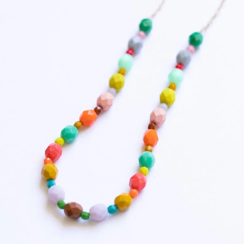 Colorful Bead Necklace- WS