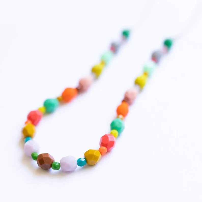 Colorful Bead Necklace- WS