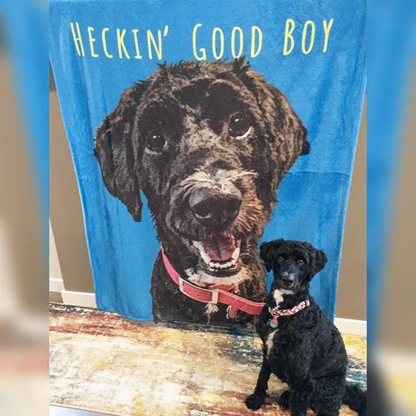 Custom Pet Art Fleece Blanket