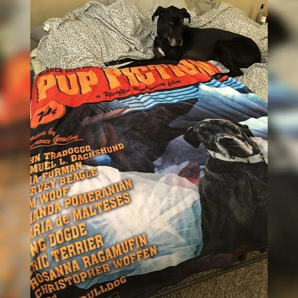 Custom Pet Art Fleece Blanket