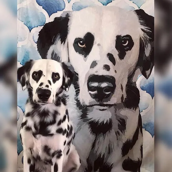 Custom Pet Art Fleece Blanket