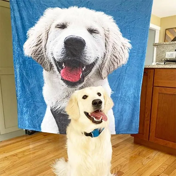 Custom Pet Art Fleece Blanket