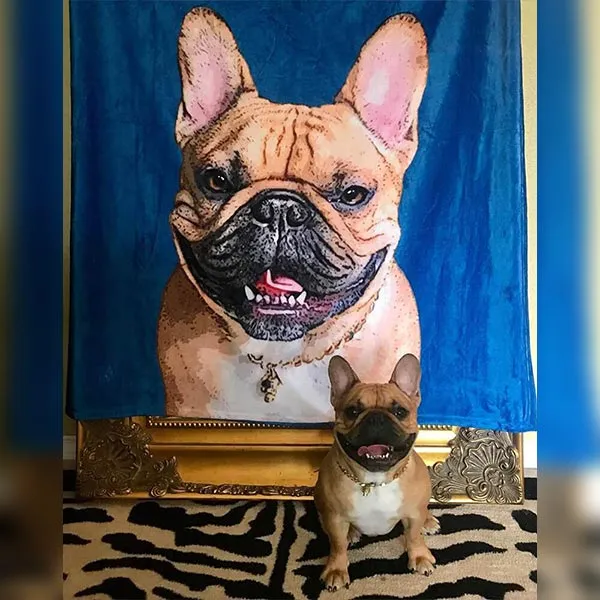 Custom Pet Art Fleece Blanket