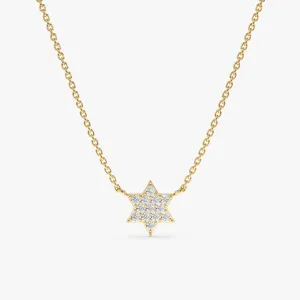 Diamond Star of David Necklace, Shlomit