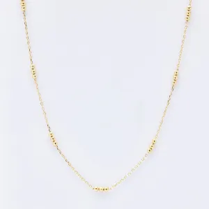 Elin Triple Gold Ball Necklace