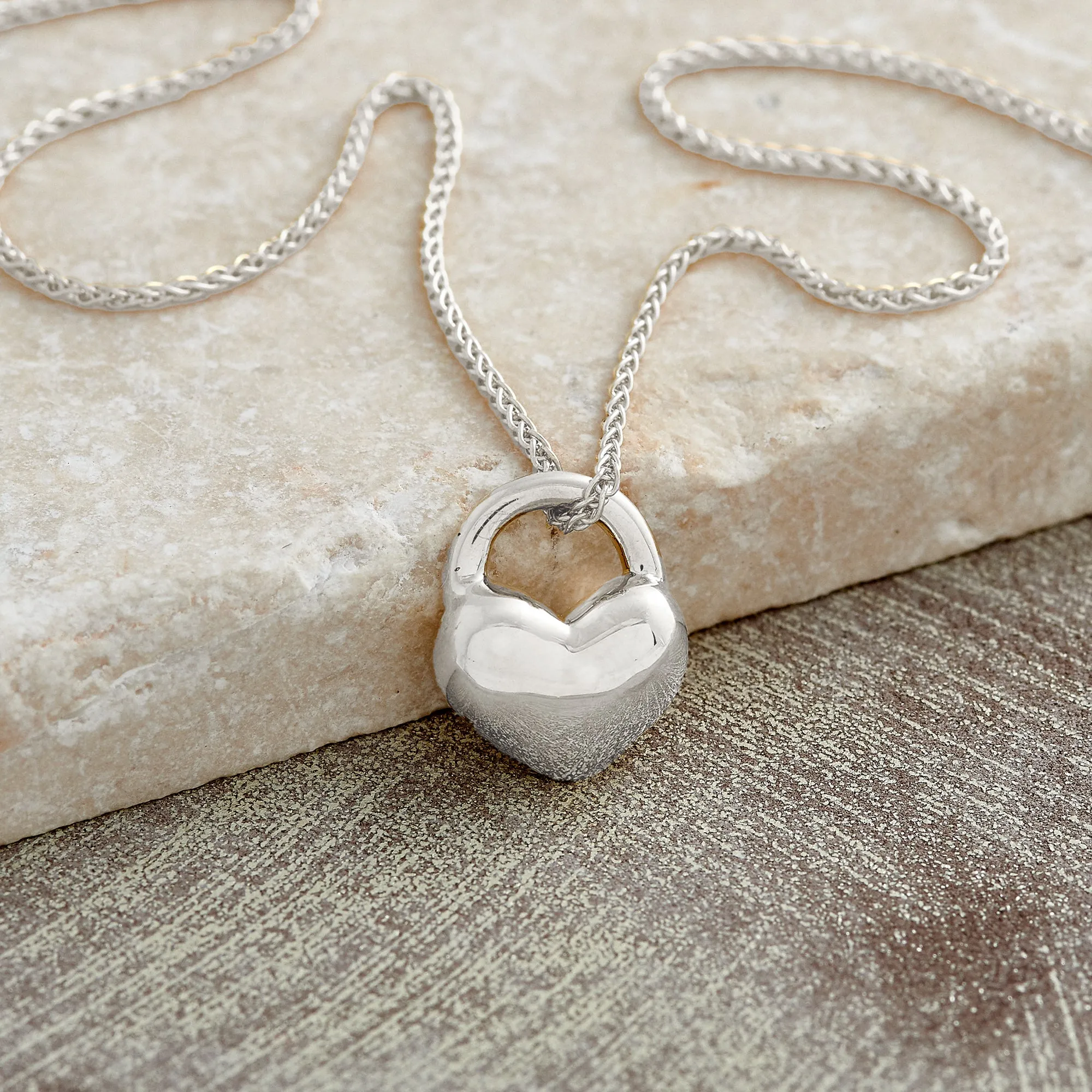 Eternal Heart Silver Necklace