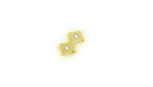 Isla x Soda Futura yellow gold gems with diamonds