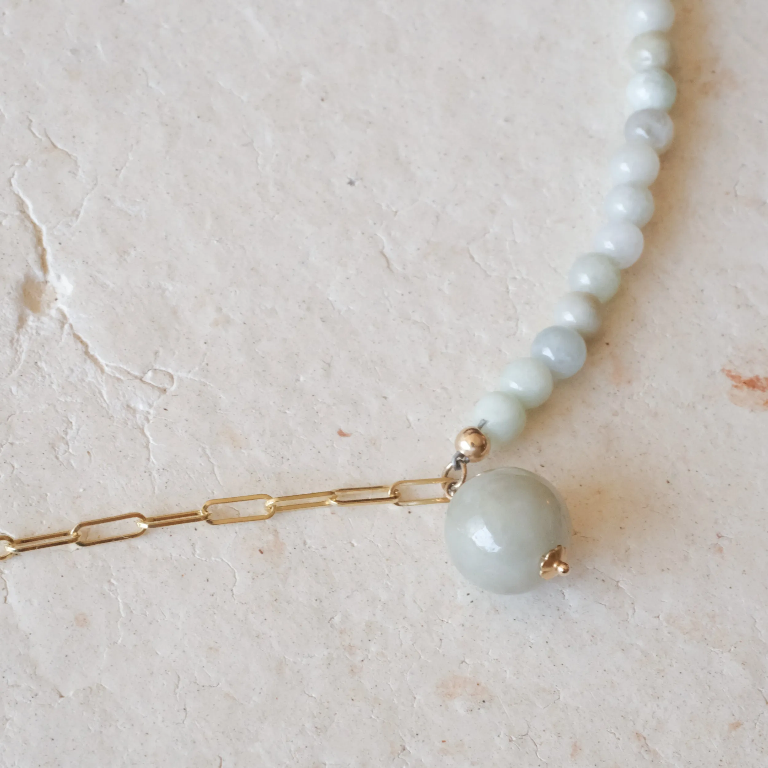 Jade Brick Necklace | OOAK