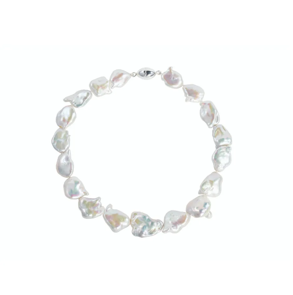 Keshi Choker Necklace Pearlescent