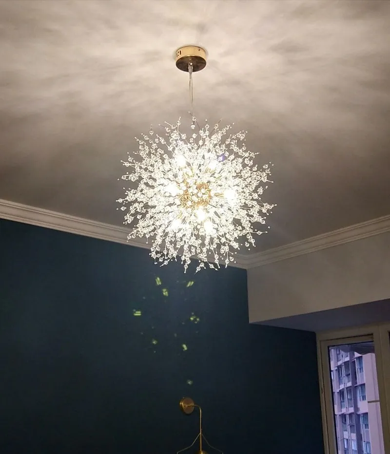 LYF Firework LED Modern Crystal Chandelier