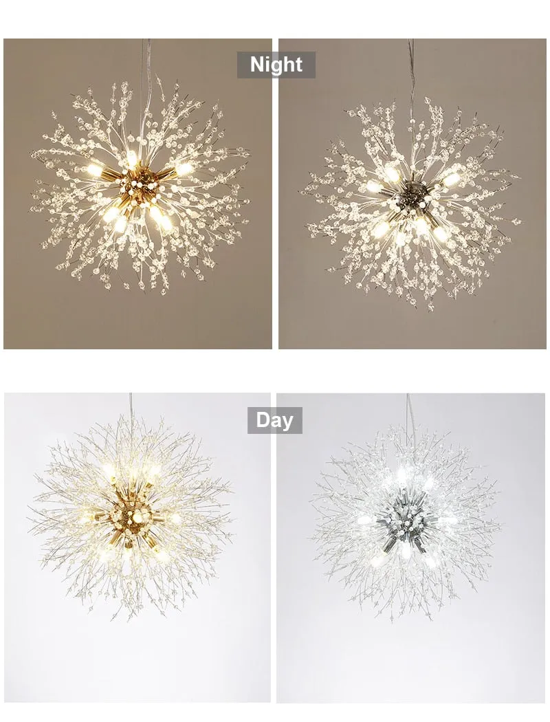 LYF Firework LED Modern Crystal Chandelier