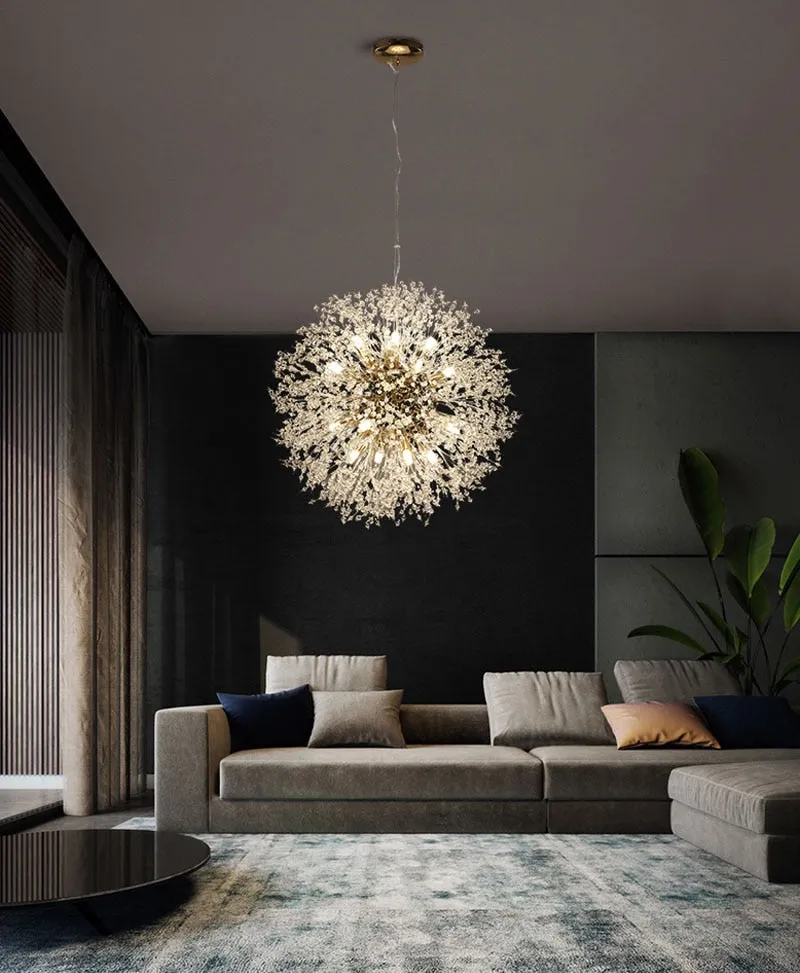 LYF Firework LED Modern Crystal Chandelier