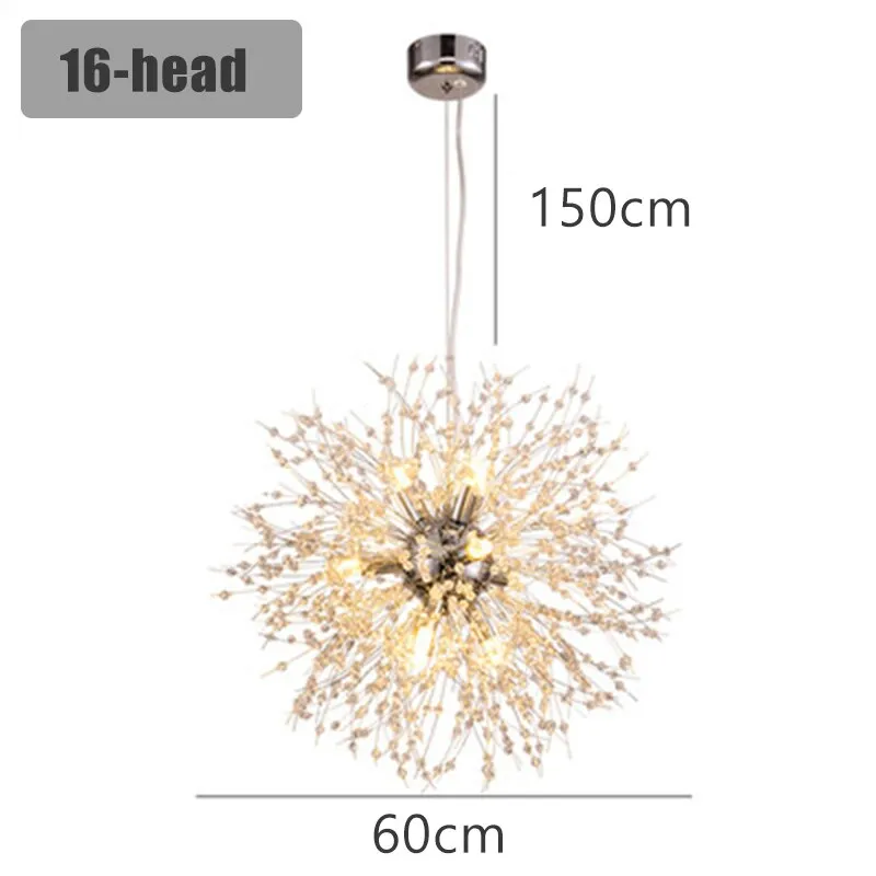 LYF Firework LED Modern Crystal Chandelier